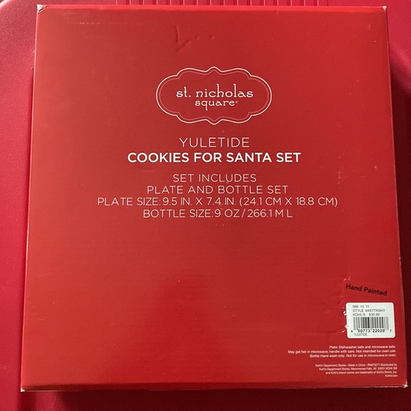 Santa cookie and milk set - Picture 2 of 2